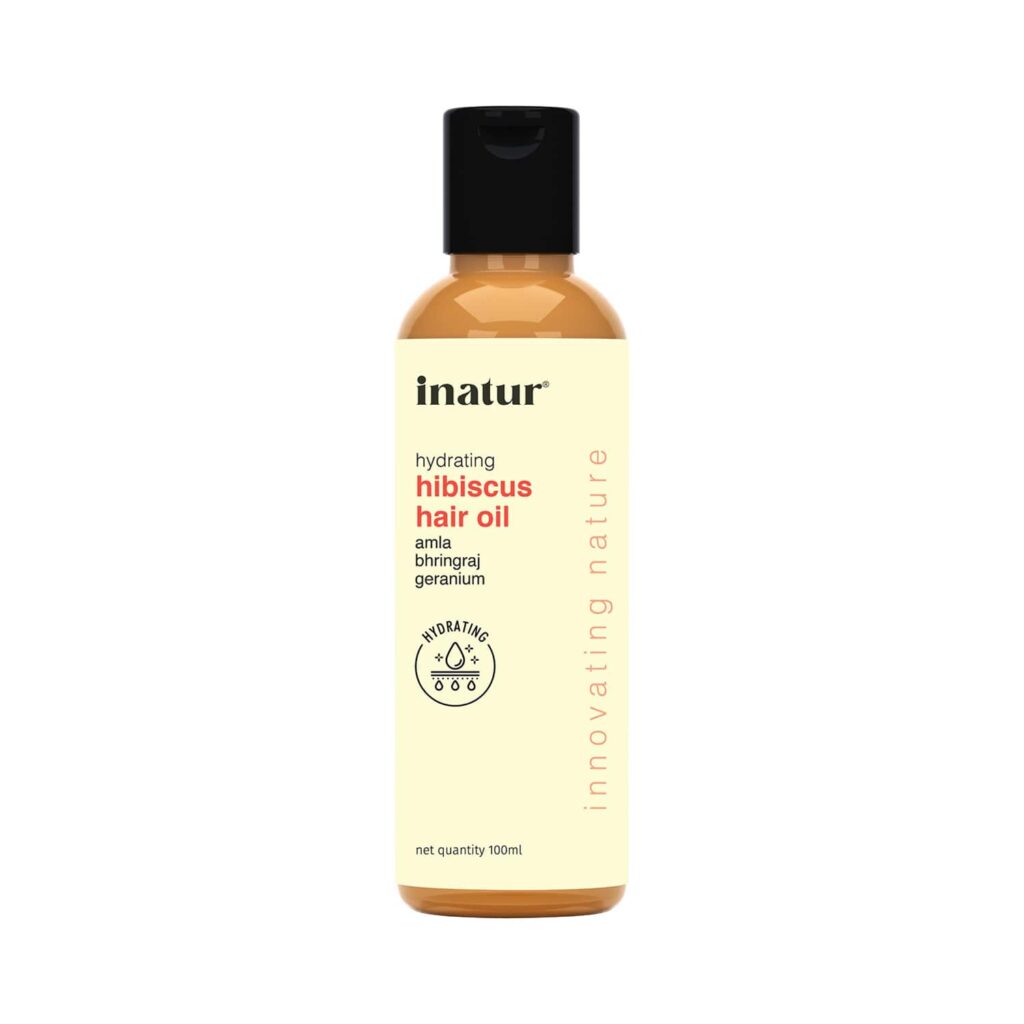 Inatur Hibiscus Re Growth Hair Oil (100ml) - Inatur