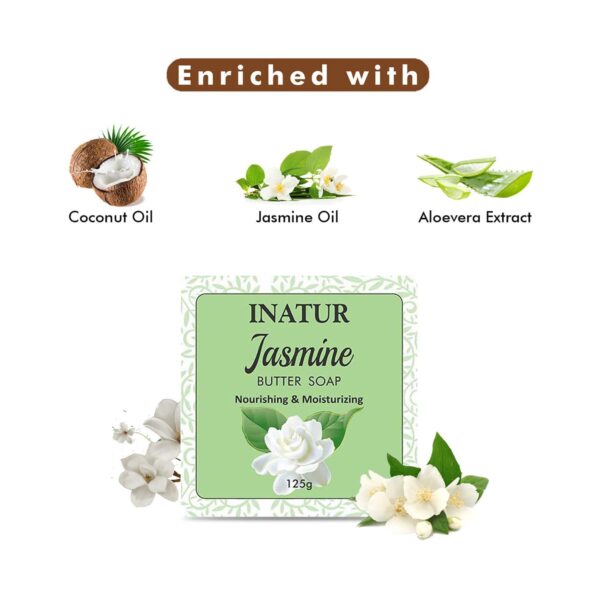 Inatur Jasmin Butter Soap (125g) - Inatur