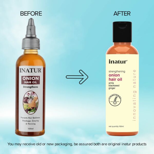 Inatur Onion Hair Oil (100ml) - Inatur