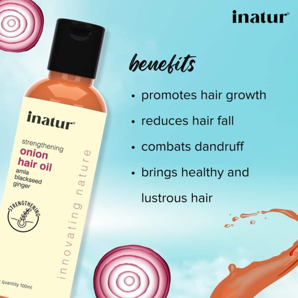 Inatur Onion Hair Oil (100ml) - Inatur