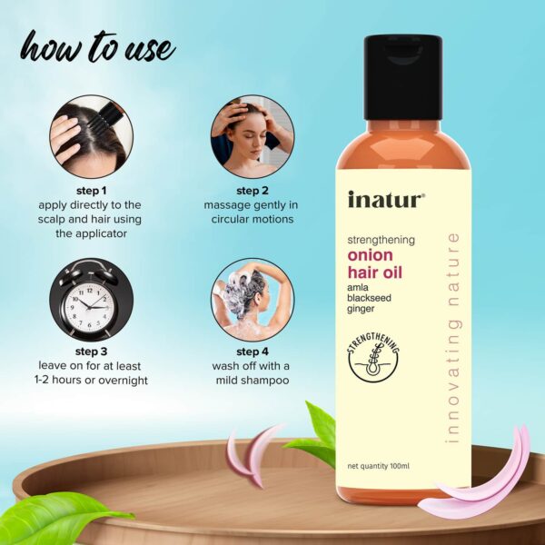 Inatur Onion Hair Oil (100ml) - Inatur