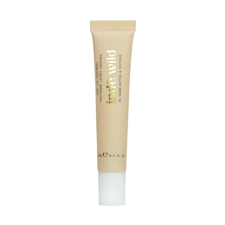 indÄ“ wild Dewy Lip Treatment - 15ml | Overnight Repair Vegan Lip Balm & Moisturizer | Lasts for 8+ hour | With Natural Desi Ghee, Shea Butter, Squalane & Hyaluronic Acid |...