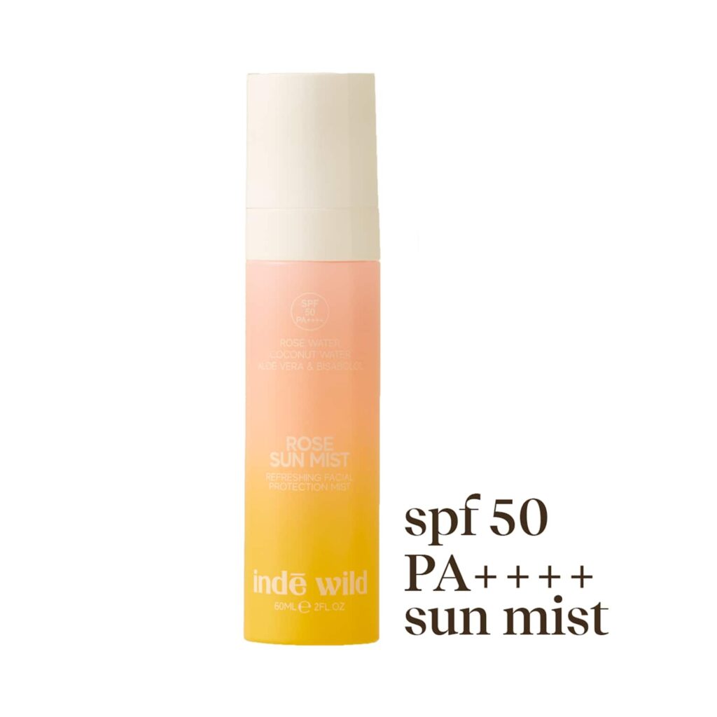 Inde Wild Rose Sun Mist SPF 50 PA ++++ (60 ml) - Inde Wild