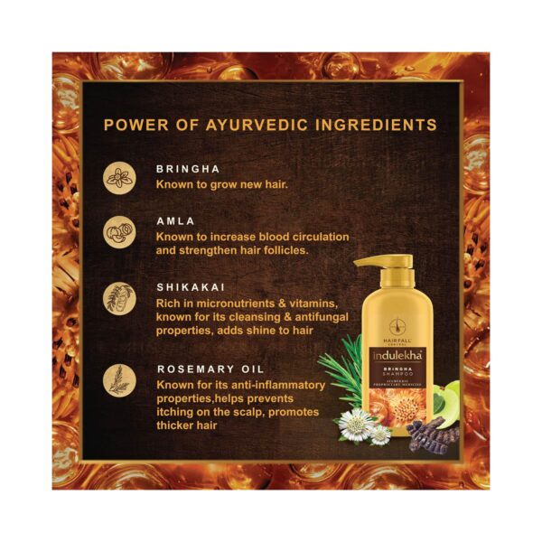Indulekha Bringha Ayurvedic Shampoo (1000ml) - Indulekha