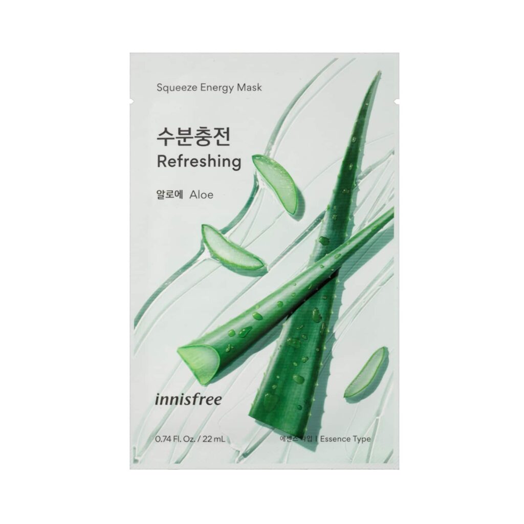 Innisfree Aloe Vera Squeeze Energy Sheet Mask (22ml) - Innisfree