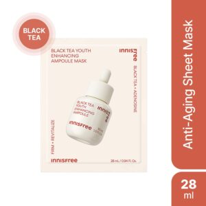 Innisfree Black Tea Enhancing Ampoule Mask (28ml) - Innisfree