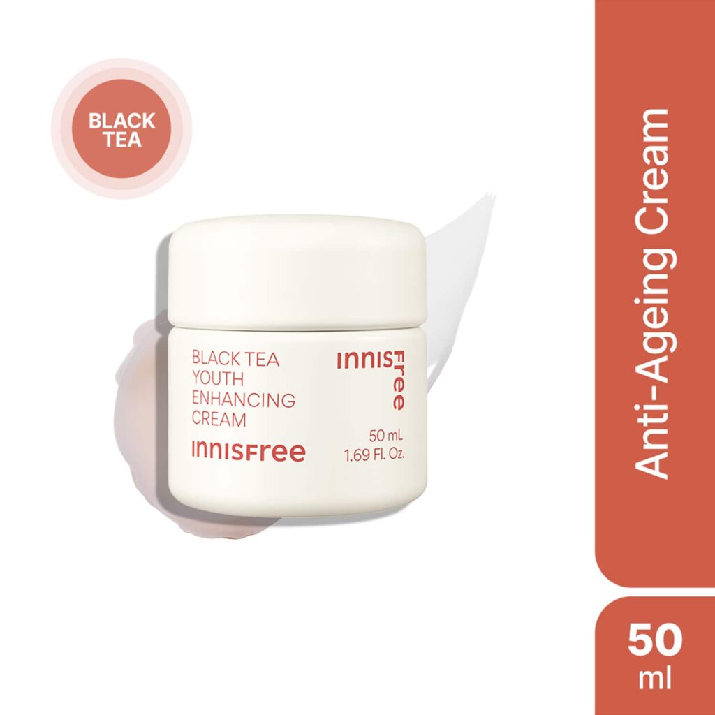 Innisfree Black Tea Enhancing Cream (50ml) - Innisfree