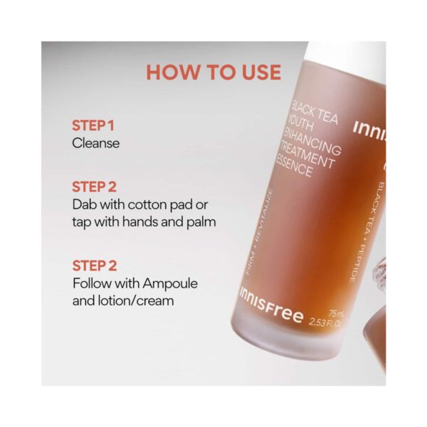 Innisfree Black Tea Treatment Essence (75ml) - Innisfree