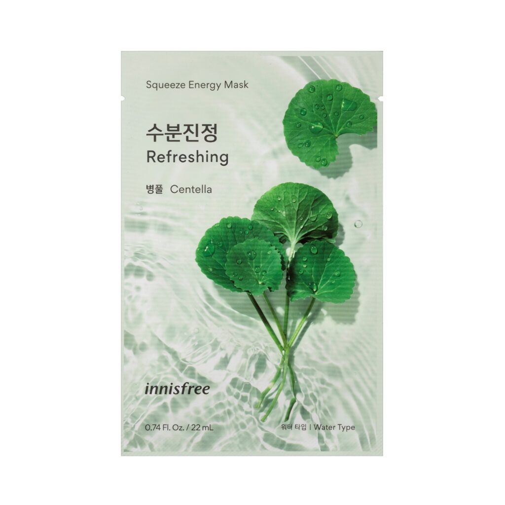 Innisfree Centella Squeeze Energy Sheet Mask (22ml) - Innisfree