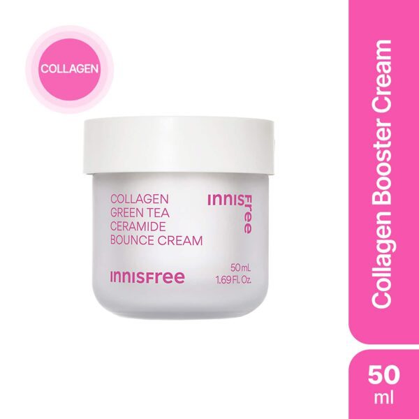 Innisfree Collagen Green Tea Ceramide Bounce Cream (50 ml) - Innisfree