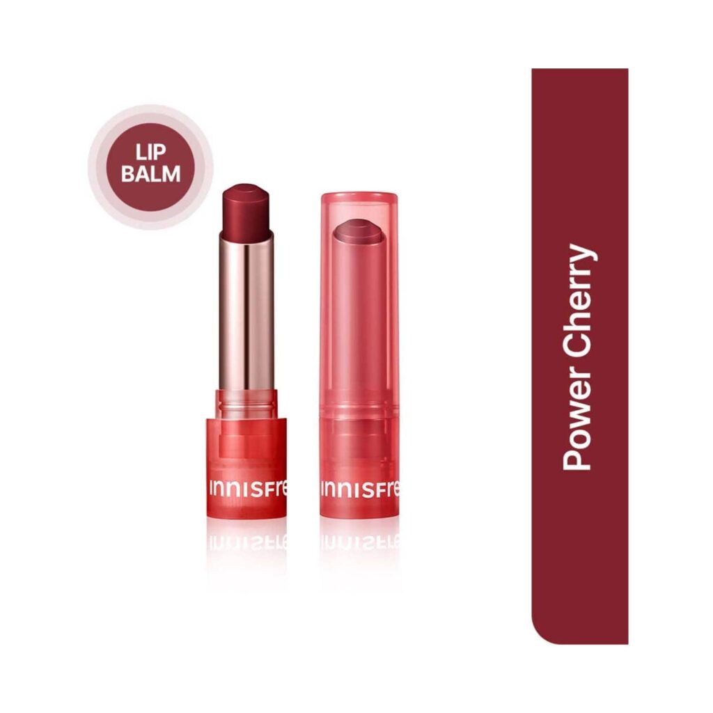Innisfree Dewy Tint Lip Balm - Power Cherry (3.2g) - Innisfree