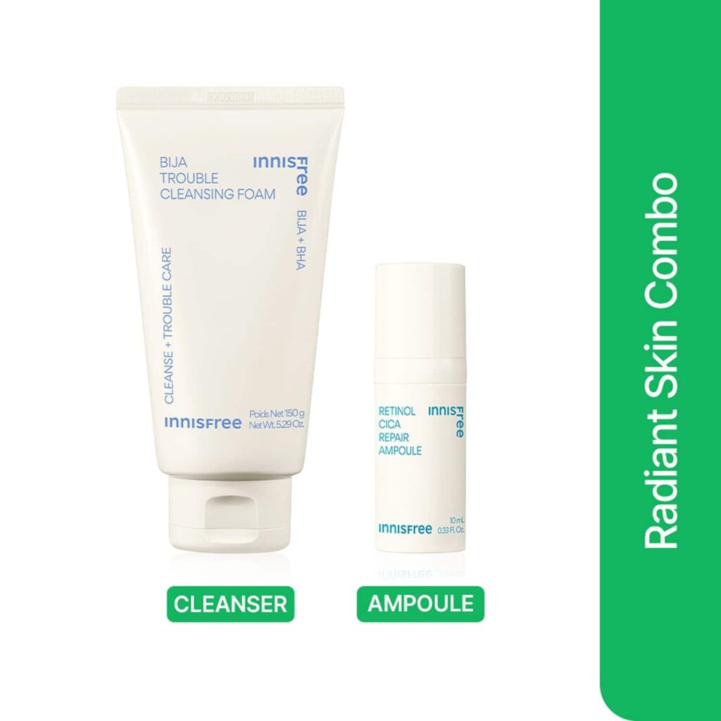 Innisfree Face Wash And Retinol Radiant Skin Combo - Innisfree