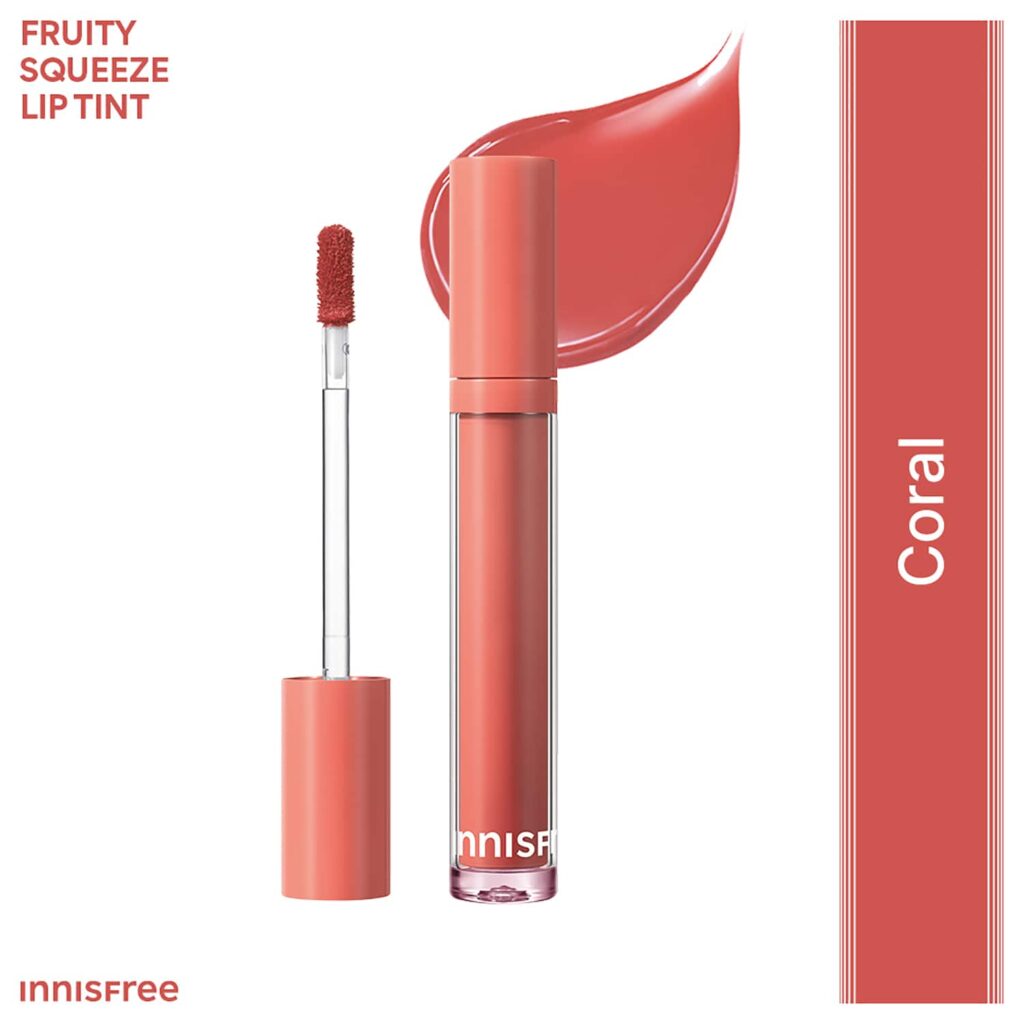 Innisfree Fruity Squeeze Tint - Coral (4 ml) - Innisfree