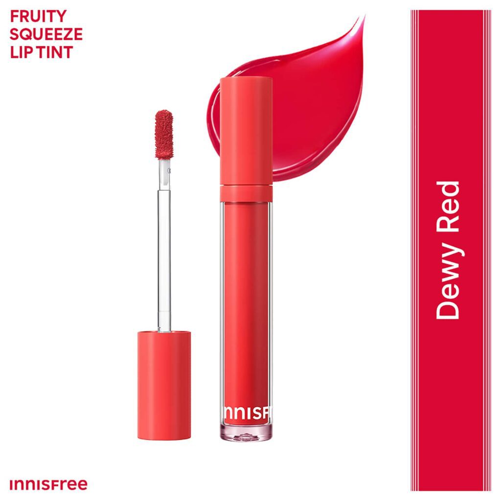 Innisfree Fruity Squeeze Tint - Dewy Red (4 ml) - Innisfree