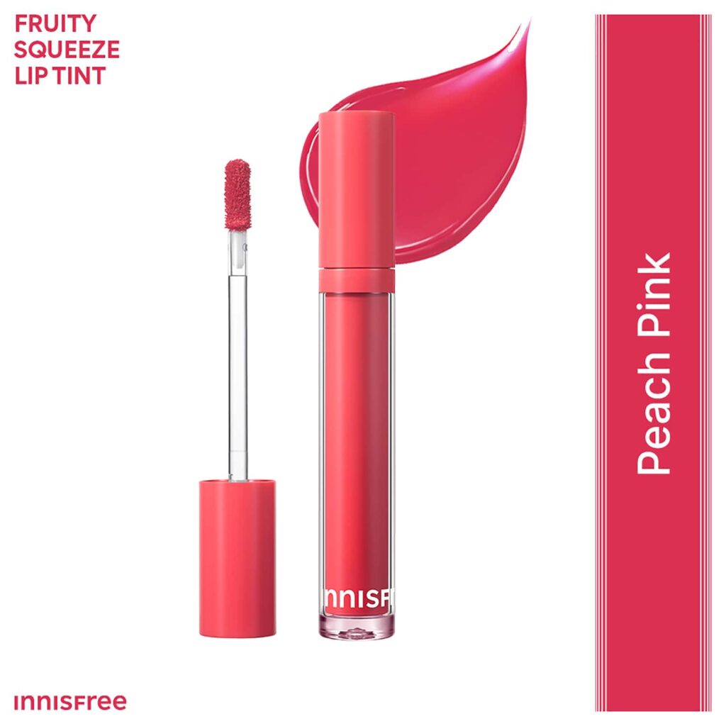 Innisfree Fruity Squeeze Tint - Peach Pink (4 ml) - Innisfree