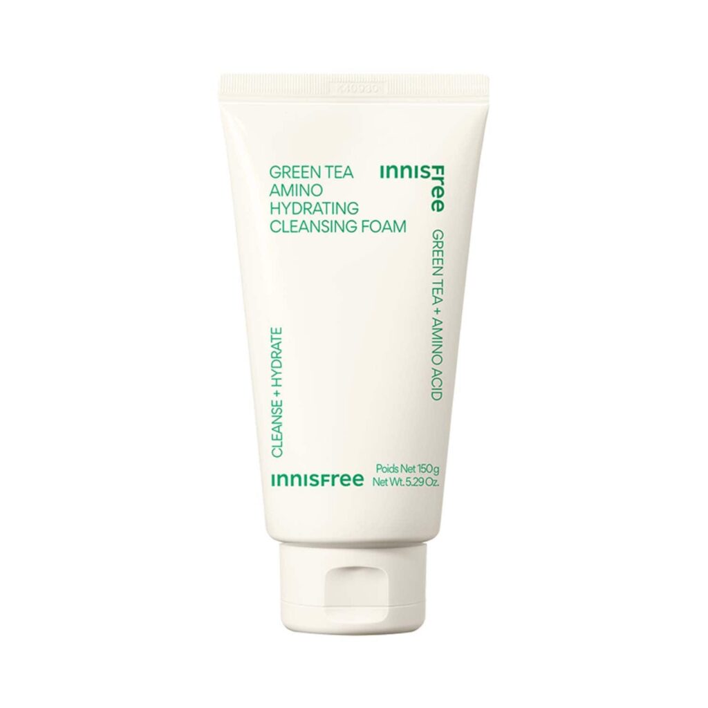 Innisfree Green Tea Amino Hydrating Cleansing Foam (150 g) - Innisfree
