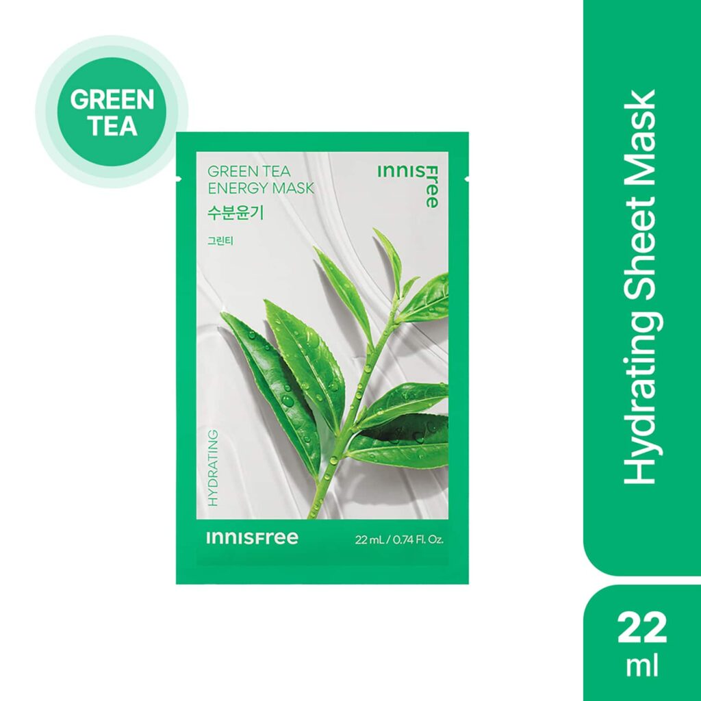 Innisfree Green Tea Energy Sheet Mask (22ml) - Innisfree