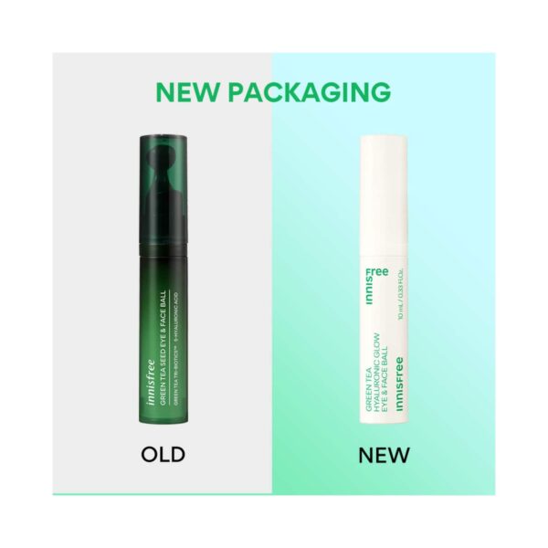 Innisfree Green Tea Hyaluronic Glow Eye & Face Ball (10ml) - Innisfree