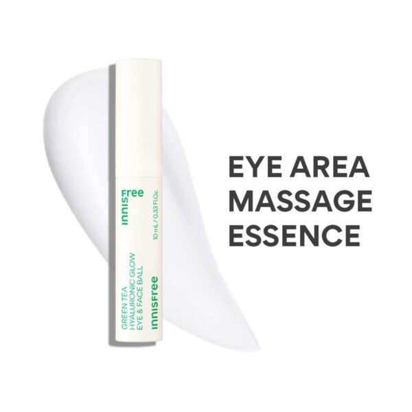 Innisfree Green Tea Hyaluronic Glow Eye & Face Ball (10ml) - Innisfree