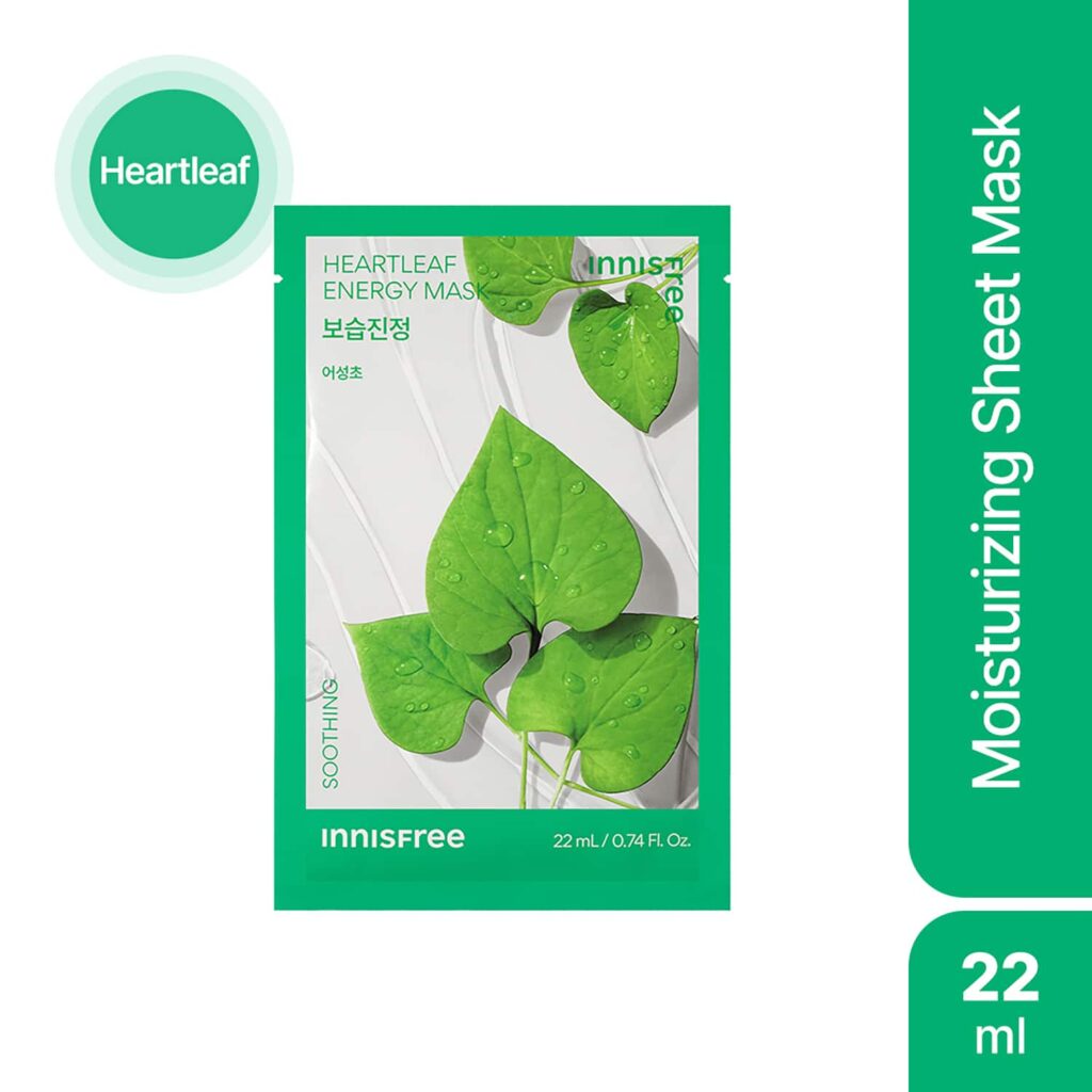 Innisfree Heartleaf Energy Sheet Mask (22ml) - Innisfree