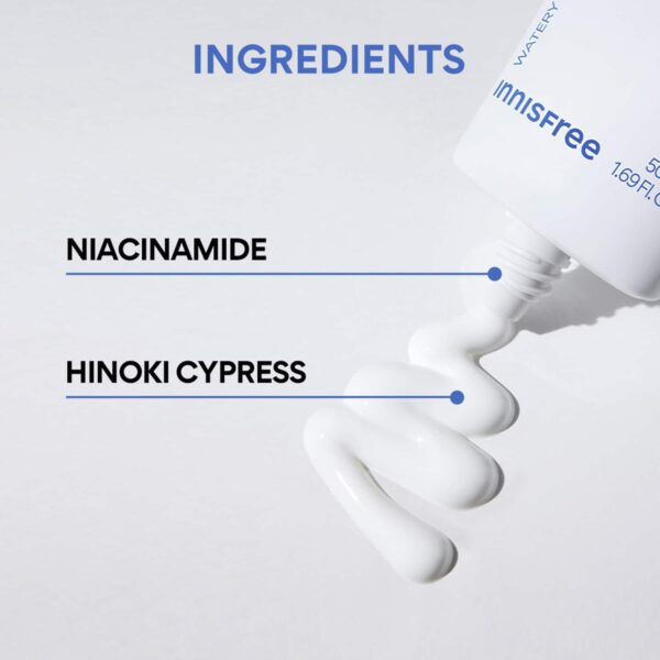 Innisfree Hyaluron Moist Sunscreen SPF50+ PA++++ No White Cast Watery Finish Mini (25 ml) - Innisfree