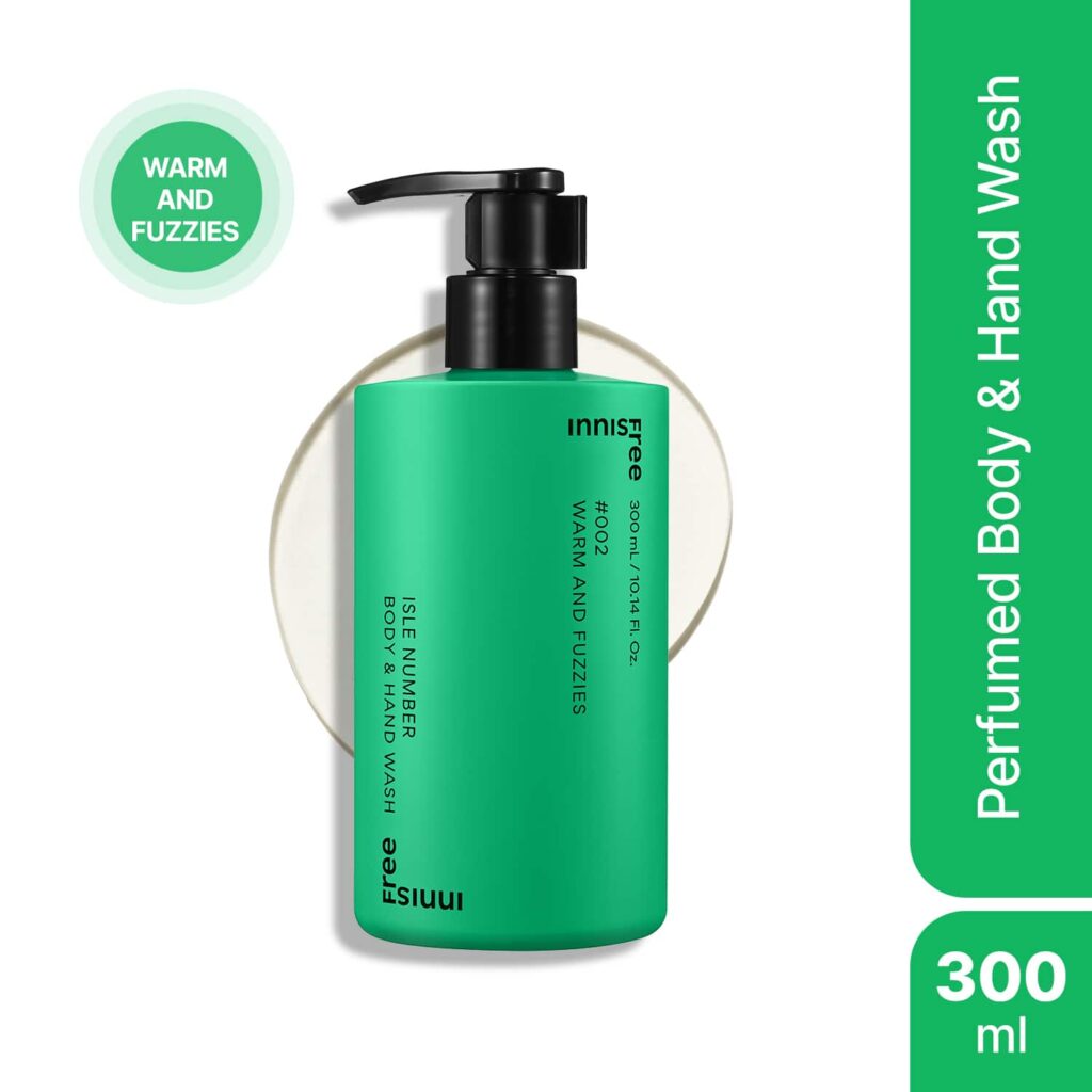 Innisfree Isle Number Body & Hand Wash - Warm And Fuzzies (300 ml) - Innisfree
