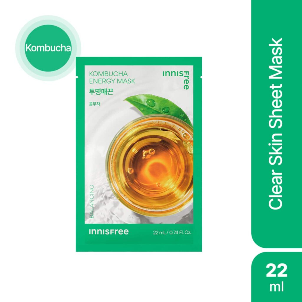 Innisfree Kombucha Energy Sheet Mask (22ml) - Innisfree