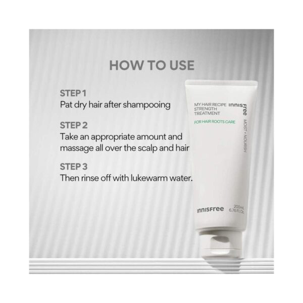 Innisfree My Hair Recipe Strength Treatment Conditioner (200 ml) - Innisfree