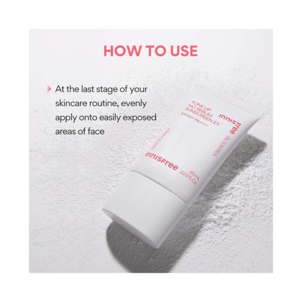 Innisfree Tone Up No Sebum Sunscreen (60 ml) - Innisfree