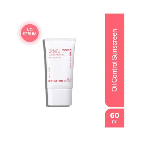 Innisfree Tone Up No Sebum Sunscreen (60 ml) - Innisfree