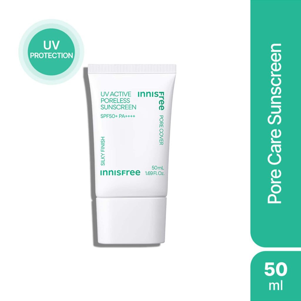 Innisfree UV Active Poreless Sunscreen (50ml) - Innisfree