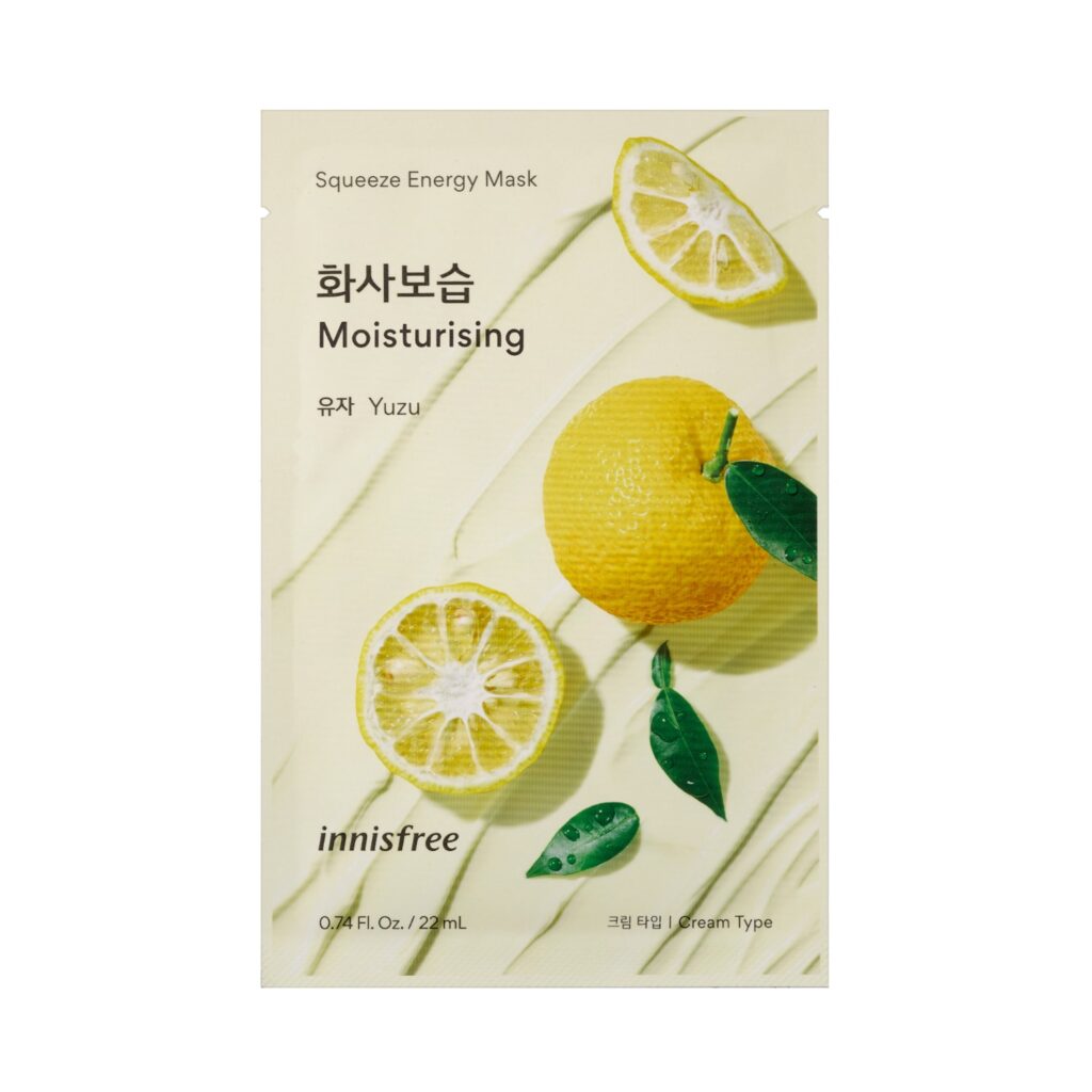Innisfree Yuzu Squeeze Energy Sheet Mask (22ml) - Innisfree