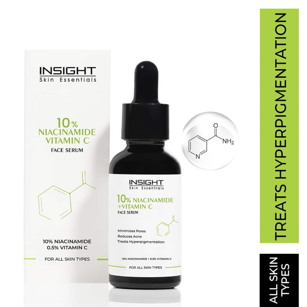 Insight Cosmetics 10% Niacinamide Vitamin C Face Serum (30 ml) - Insight Cosmetics