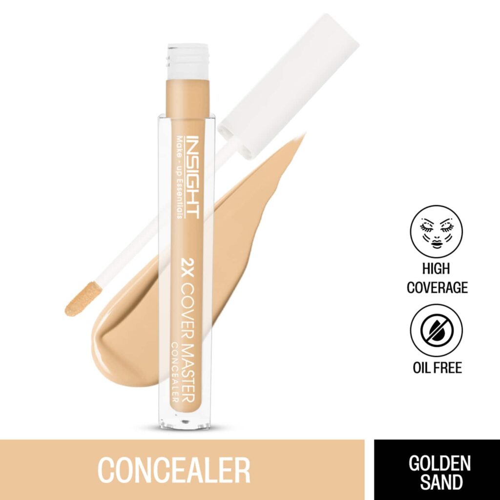 Insight Cosmetics 2X Cover Master Concealer - Golden Sand (6ml) - Insight Cosmetics