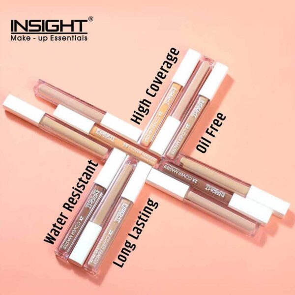 Insight Cosmetics 2X Cover Master Concealer - Rich Tan (6ml) - Insight Cosmetics