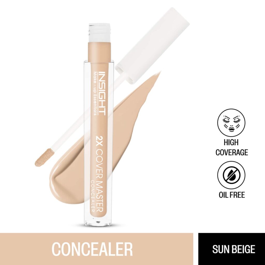 Insight Cosmetics 2X Cover Master Concealer - Sun Beige (6ml) - Insight Cosmetics