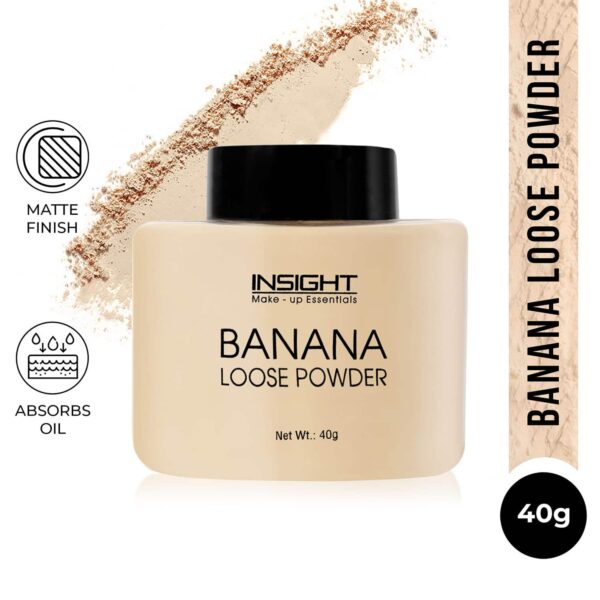 Insight Cosmetics Banana Loose Powder (Pack of 2) - Insight Cosmetics