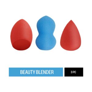 Insight Cosmetics Beauty Blender Sponge Applicator Mini - Blue & Red (3 pcs) - Insight Cosmetics