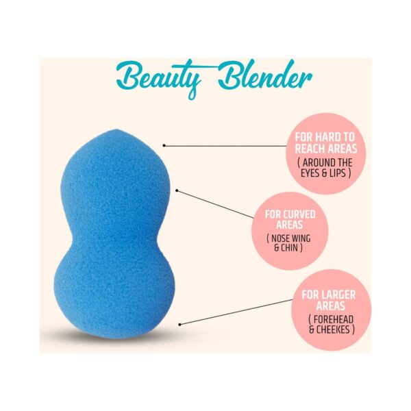 Insight Cosmetics Beauty Blender Sponge Applicator Mini - Blue & Red (3 pcs) - Insight Cosmetics