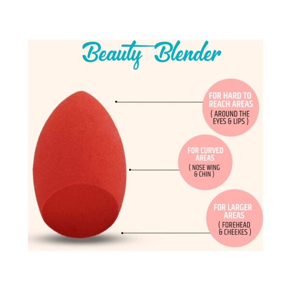 Insight Cosmetics Beauty Blender Sponge Applicator Mini - Blue & Red (3 pcs) - Insight Cosmetics