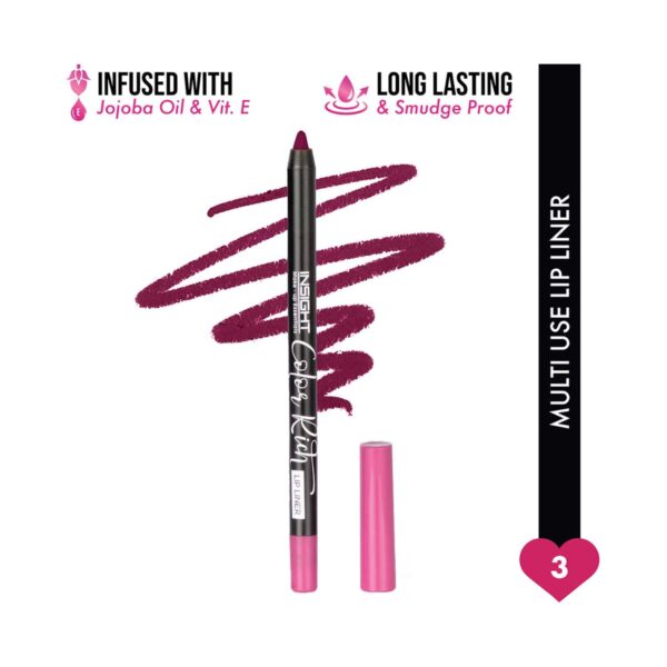 Insight Cosmetics Color Rich Lip Liner - Bite Of Plum (1.5 g) - Insight Cosmetics