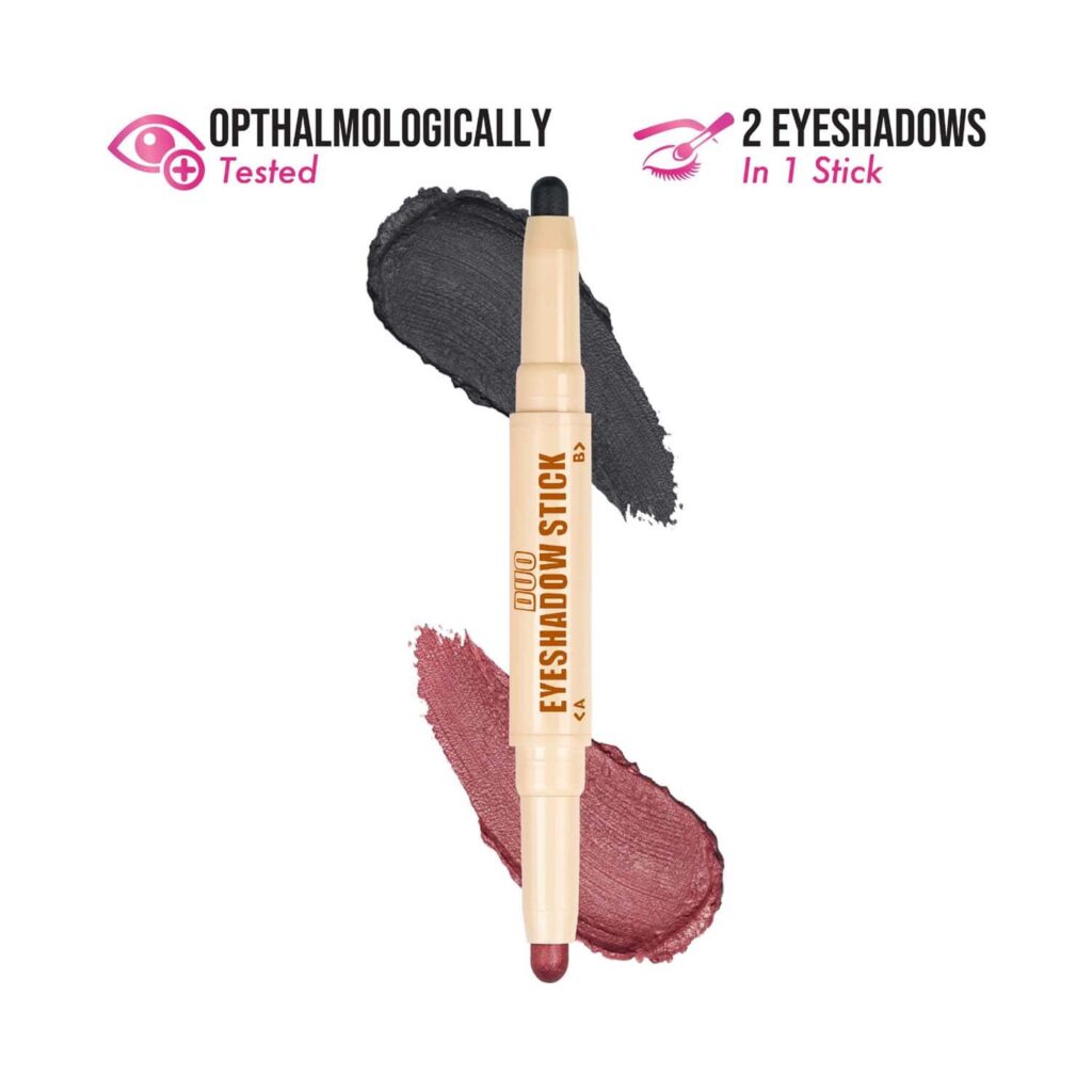 Insight Cosmetics Duo Eyeshadow Stick - Charcoal Charm & Blush (2 g) - Insight Cosmetics