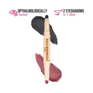Insight Cosmetics Duo Eyeshadow Stick - Charcoal Charm & Blush (2 g) - Insight Cosmetics