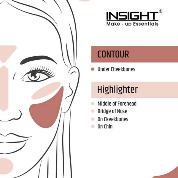 Insight Cosmetics Duo Stick Conceal Contour + Highlighter - 03 Chocolate (8.5g) - Insight Cosmetics