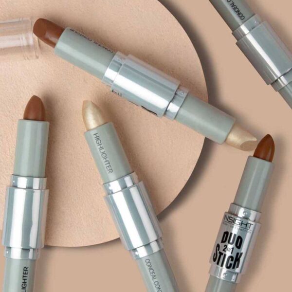 Insight Cosmetics Duo Stick Conceal Contour + Highlighter - 03 Chocolate (8.5g) - Insight Cosmetics