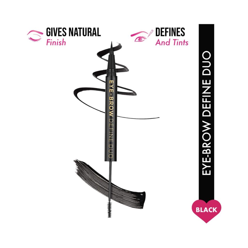 Insight Cosmetics Eyebrow Define Duo 2-In-1 - Black (2.5 g) - Insight Cosmetics