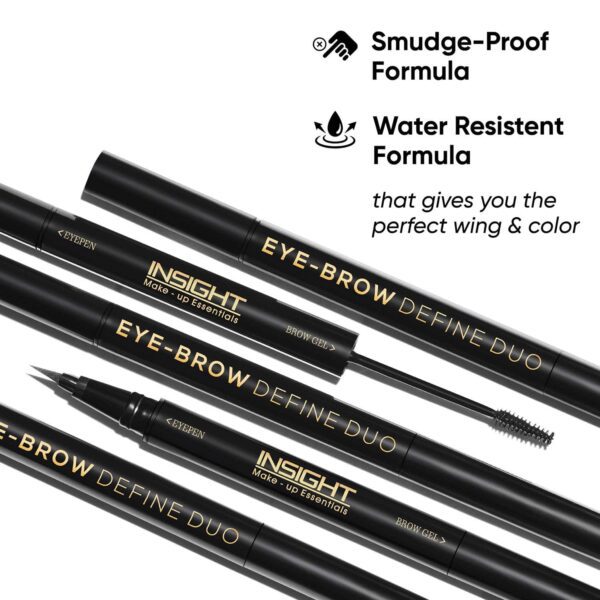 Insight Cosmetics Eyebrow Define Duo 2-In-1 - Black (2.5 g) - Insight Cosmetics