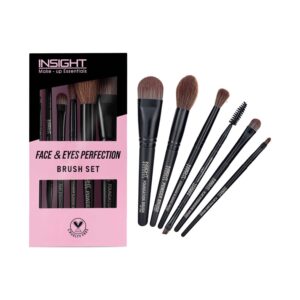 Insight Cosmetics Face & Eyes Perfection Brush Set - (6 pcs) - Insight Cosmetics