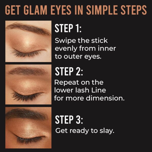 Insight Cosmetics Glide and Glow eyeshadow stick - Midnight Dreams ( 2 g) - Insight Cosmetics