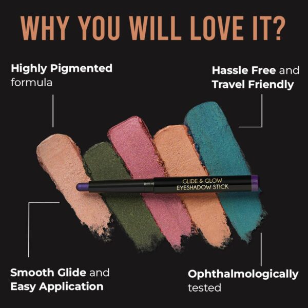 Insight Cosmetics Glide and Glow eyeshadow stick - Midnight Dreams ( 2 g) - Insight Cosmetics